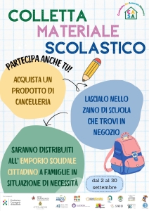 Colletta materiale scolastico