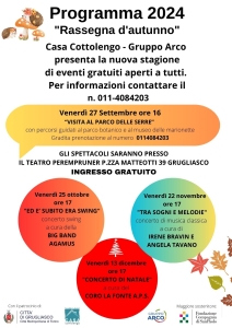 Programma Rassegna d'autunno